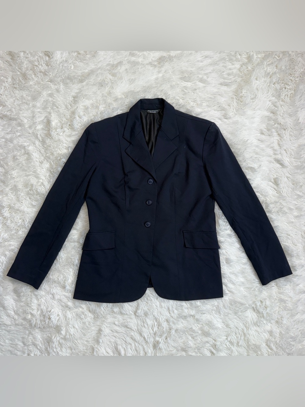 Women’s Size 16R Navy Grand Prix Horseback Riding Show Coat. Good Condition